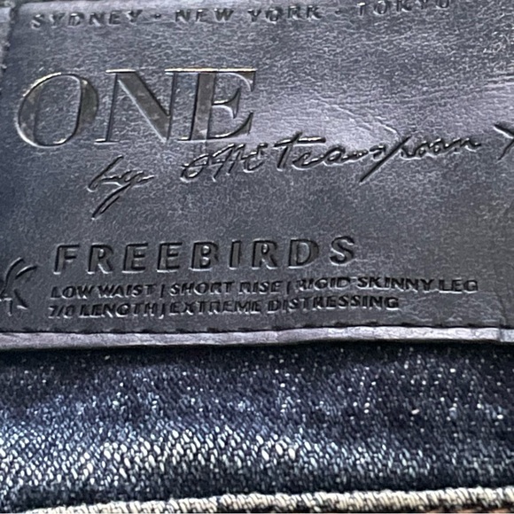 One teaspoon freebirds rigid skinny distressed size 26 light wash - Picture 11 of 14